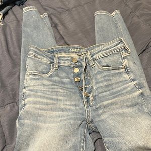 Super high rise jeggings 6R AE